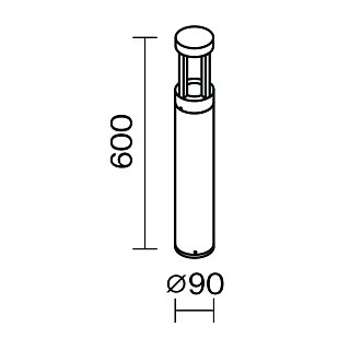 Ландшафтный светильник Vint 3000K 9Вт IP 65
