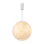 Светильник SP-SILKA-HANG-R400-12W Warm2700 (WH, 330 deg, 230V) (Arlight, IP20, Натуральный шелк, 3 года)