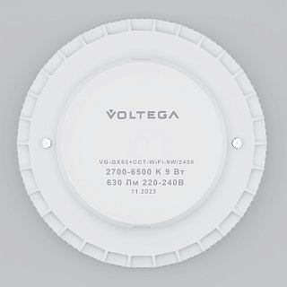 Светодиодная лампа Wi-Fi GX53 9W 2700K-6500K DIM 120°