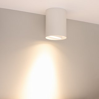 Светильник SP-FOCUS-R110-18W Warm3000 (WH, 15 deg, 230V) (Arlight, IP54 Металл, 5 лет)