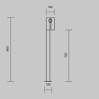 Ландшафтный светильник Torq 3000К 10Вт IP 65