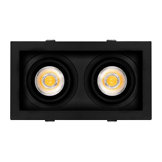 Светильник MS-VORTEX-BUILT-S210x117-2x20W Warm3000 (BK-BK, 40 deg, 230V) (Arlight, IP20 Металл, 5 лет)