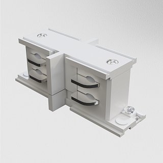 Коннектор прямой внутренний Trinity белый