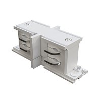 Коннектор прямой внутренний Trinity белый