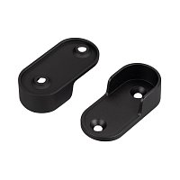 Держатель настенный WARDROBE-1930 BLACK (Arlight, Металл)