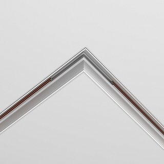 Коннектор угловой Exility встраиваемый под ГКЛ 12,5мм, белый