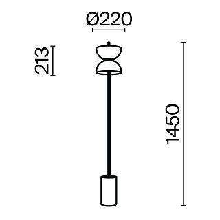 Напольный светильник (торшер) Kyoto 3000К 11Вт