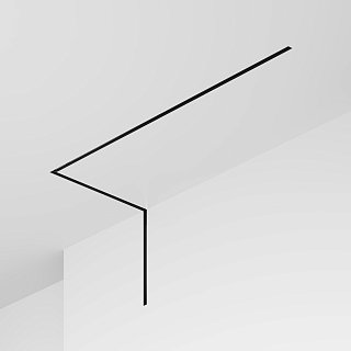 Профиль 2м Exility IP встраиваемый черный