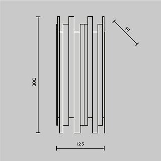 Настенный светильник (бра) Coliseo E14х1 60Вт