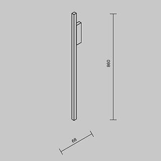 Настенный светильник (бра) Halo 3000-4000К 15Вт