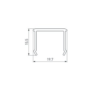 Экран СEIL-S18-SHADOW-SIDE-3000 OPAL (Arlight, Пластик)