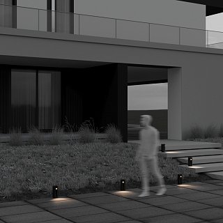 Ландшафтный светильник Cave 3000К 3Вт IP 65