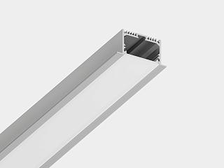 Встраиваемый алюминиевый профиль Design LED LE 6332, 2500 мм, анодированный, LE.6332-R