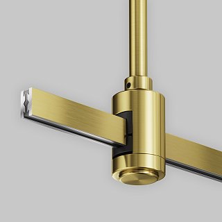 Крепление потолочное Medium 300мм с вводом питания Flarity латунь