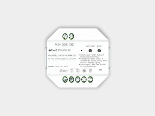 Универсальный диммер TRIAC 220В, Zigbee 3.0 + 2.4G + Push