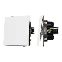 Механизм выключателя одноклавишный проходной SWT-TENDO-MKP1-PL-WH (230V, 10A) (Arlight, -)