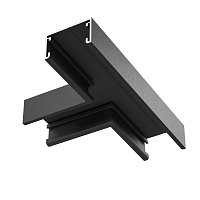 Т- образный коннектор накладной Basity, черный