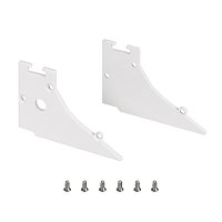 Заглушка FANTOM-W45-BEVEL WHITE (Arlight, Металл)