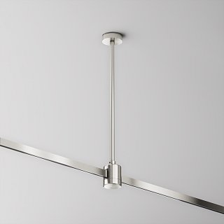 Крепление потолочное Medium 300мм с прямым коннектором питания Flarity платина