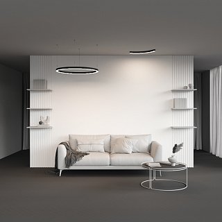 Радиусный профиль 35x35 Ø800мм 1/4 круга черный