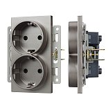 Механизм электрической розетки SCT-MEUD-PL-GR (250V, 16A) (Arlight, -)