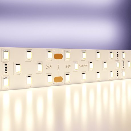 Светодиодная лента 24В 2835 27Вт/м 3000K 5м IP20 19мм