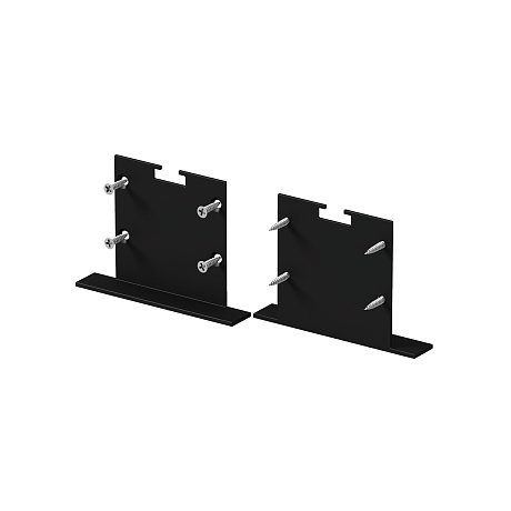 Комплект заглушек (для профиля 50x35) 2 шт., ALM-5035T-B-EC 642035