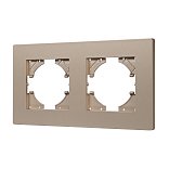 Рамка пластиковая FRM-PERIO-PL-2-GD (Arlight, -)