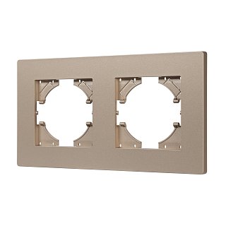 Рамка пластиковая FRM-PERIO-PL-2-GD (Arlight, -)