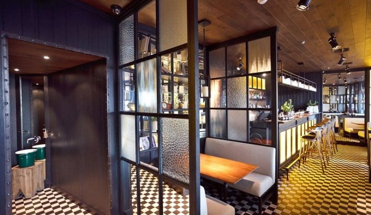 Светодиодное освещение ресторана