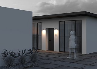 Настенный светильник (бра) Shim 3000К 5Вт IP 65