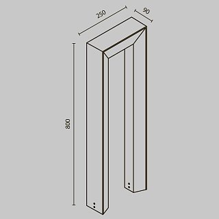 Ландшафтный светильник Frama 3000К 12Вт IP 65