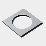 Рамка для MINI COMBO, квадратная, белая алюминиевая, MINI-COMBO-S1-BL