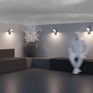 Настенный светильник (бра) Paso 3000К 12Вт IP 54