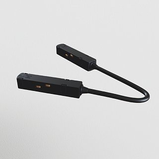 Коннектор питания угловой S35 черный