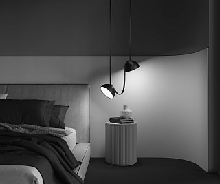 Подвесной светильник Bowl Parity 3000K 20Вт 120° черный