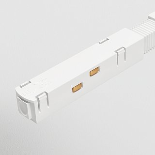 Коннектор питания прямой S35 белый