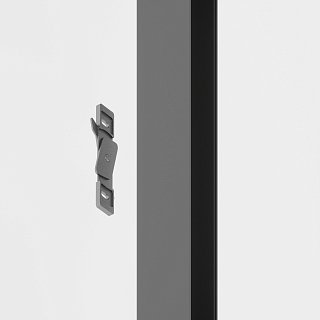 Фиксатор для накладного монтажа S35 серый