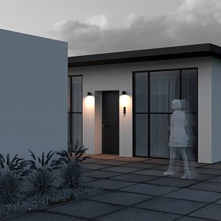 Настенный светильник (бра) Shim 3000К 5Вт IP 65