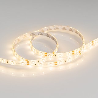 Светодиодная лента RTW 2-5000SE 12V Warm (3528, 300 LED, LUX) (Arlight, 4.8 Вт/м, IP65)