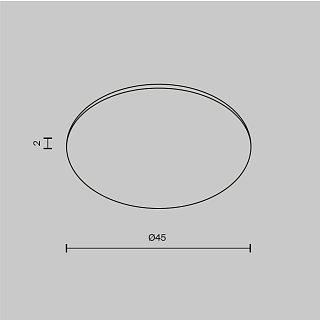 Стекло для пылевлагозащиты IP44 для светильников серии Dip 15Вт