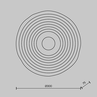 Настенный светильник (бра) Sparkle 3000К 5Вт