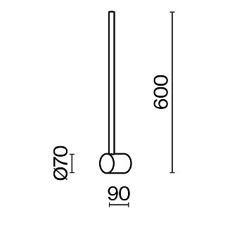 Настенный светильник (бра) Light stick 3000К 7Вт