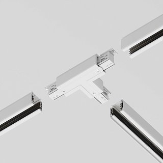 Коннектор Т-образный правый Trinity белый