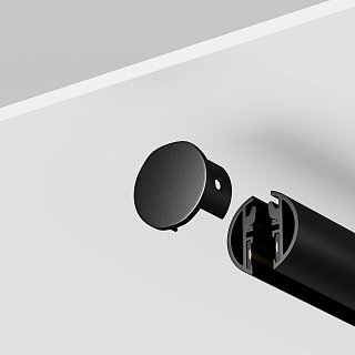 Заглушка для подвесного круглого шинопровода  Levity, 2шт.