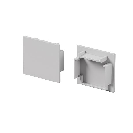 Комплект заглушек (для профиля 25x22) 2 шт., ALM-2522-S-EC 642065