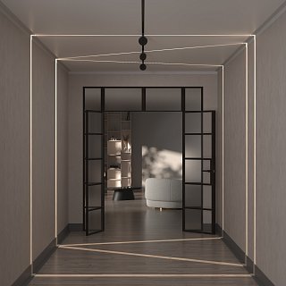 Трековый светильник Outline Exility 4000K 6Вт 180°