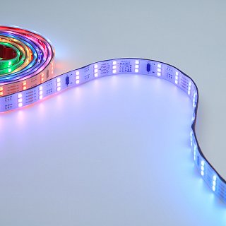 Светодиодная лента SPI-5000P 12V RGB (5060, 480 LED x3,1812) (Arlight, Закрытый, IP66)