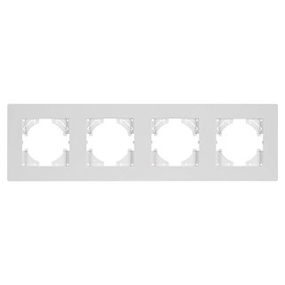 Рамка пластиковая FRM-PERIO-PL-4-WH (Arlight, -)