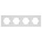 Рамка пластиковая FRM-PERIO-PL-4-WH (Arlight, -)